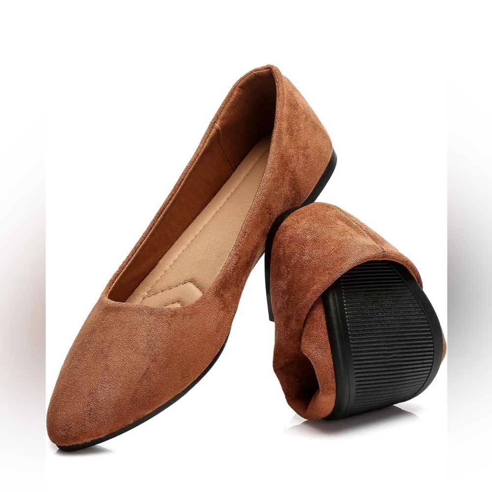 Size 9 - Women’s Flats - Suede / Brown